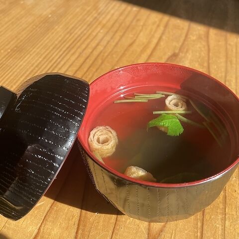 一番出汁のお吸い物